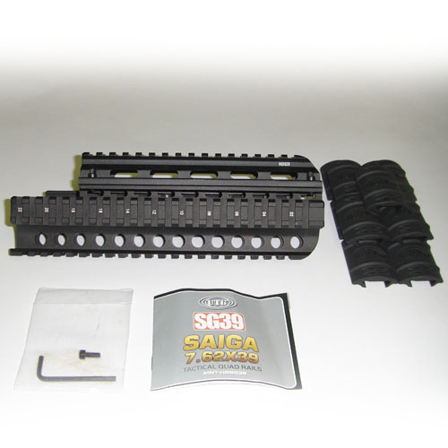 Saiga 7.62x39 Rifle QUAD Picatinny Rail Handguard