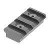 UTG Leapers PRO 4-Slot Keymod Picatinny Rail Section, Black - MTURS04S