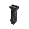 UTG Leapers Ergonomic Ambidextrous Vertical Foregrip Black - RB-FGRP168B