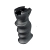 UTG Leapers Ambidextrous Combat Foregrip Symmetric Contour Black - RB-FGRP172B