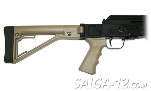 AK Saiga Side Folding Stock Kit AGP Arms Dark Earth